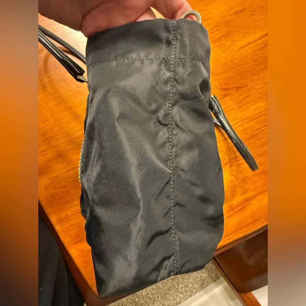 Prada Vintage Black Nylon Tote Bag with COA - Picture 9 of 16